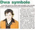 Dwa symbole Tygodnik Nadwislanski